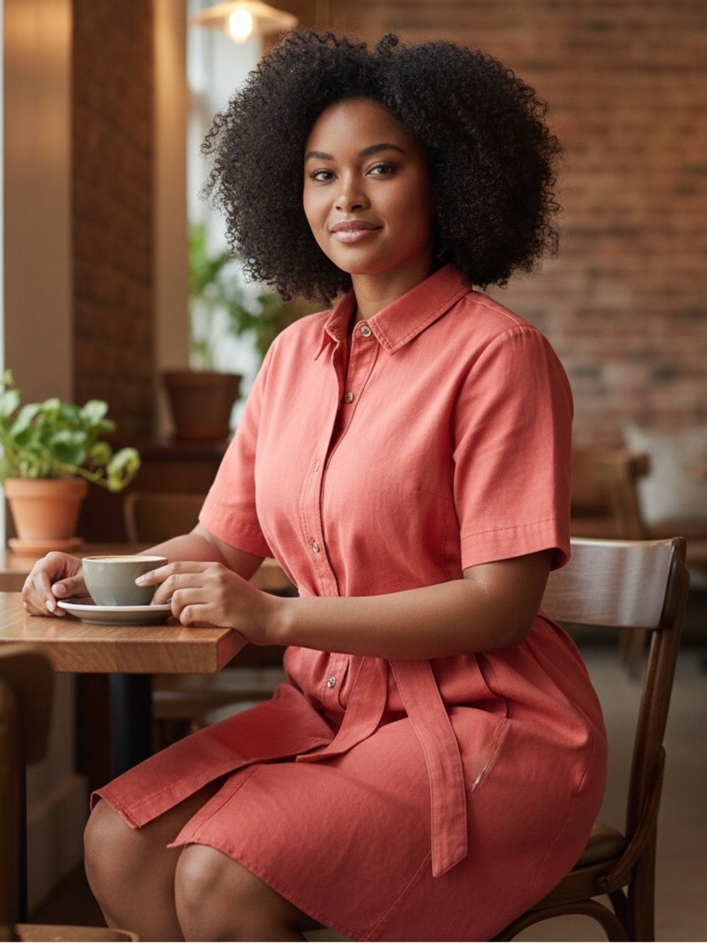 Banana Republic: Cotton-Linen Shirtdress